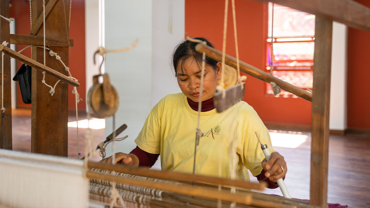 Silk Farm in Siem Reap